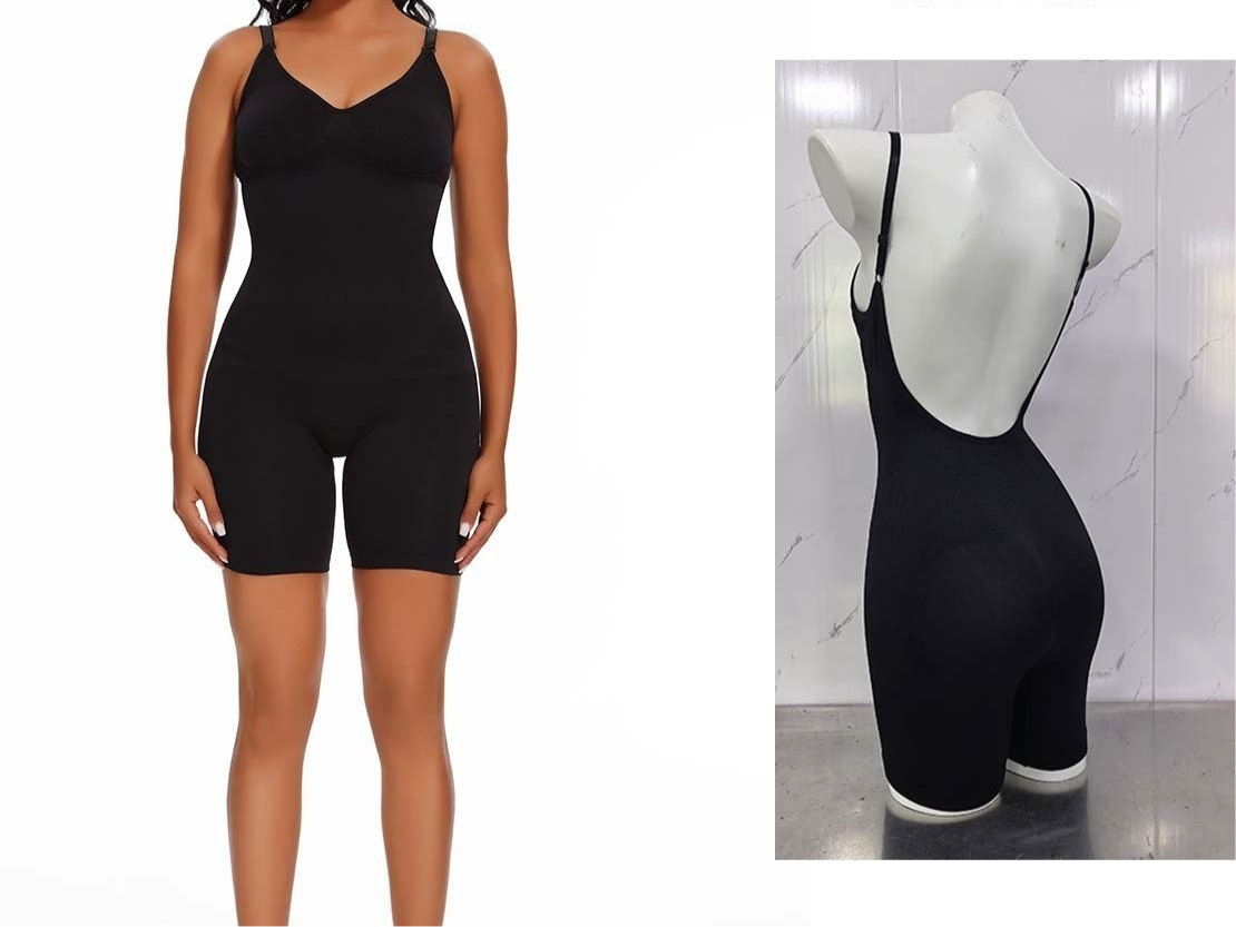 Shapewear Bodysuit mit Shorts,rückenfrei